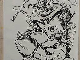 随手画-针管+小楷