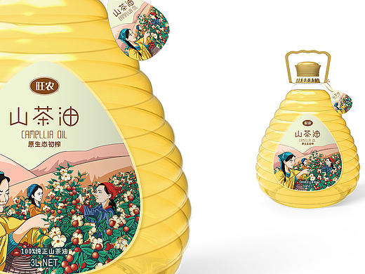 山茶油包装设计｜圣智扬创意设计