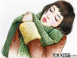 【彩铅画——短发女孩】