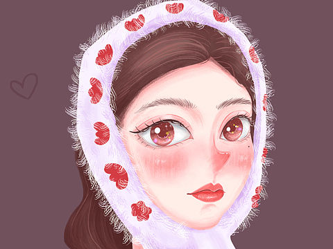 #原创插画#谭松韵