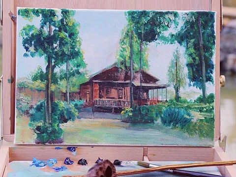 写生 油画