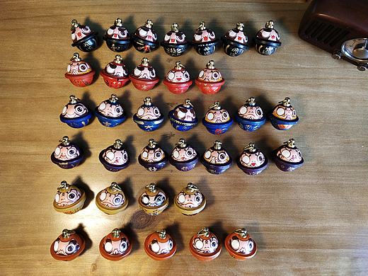 阴阳师达摩蛋手绘（个人主页-ZNDQ2MDk3NzY=） - 工艺品设计 - 站酷设计师Z40254197原创素材 - 站酷ZCOOL