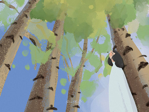 分享治愈瞬间/风景插画/原创插画