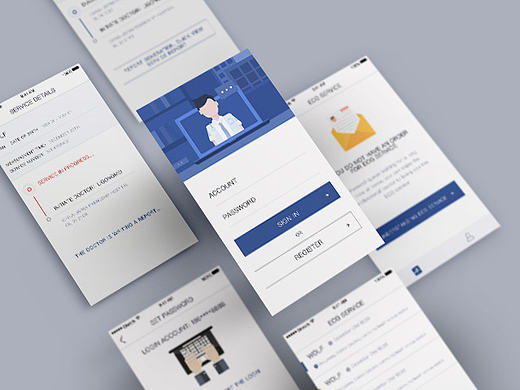 【瞬心醫(yī)療】-app（個人主頁-ZMjE0NDU4MDg=） - APP界面 - 站酷設(shè)計師火鍋少女劉與喵原創(chuàng)素材 - 站酷ZCOOL