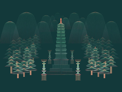 AI线条混合练习