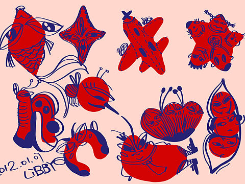 随涂随画系列1（个人主页-ZNDI5NzgzNDQ=） - 创作习作 - 站酷设计师Libbyhuili原创素材 - 站酷ZCOOL