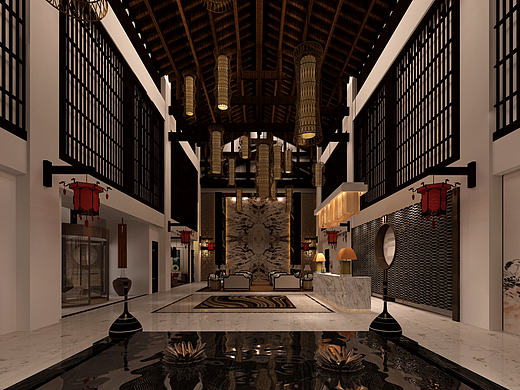 大型中式餐厅设计