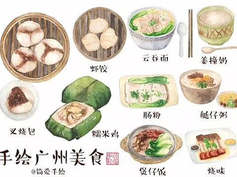 【纸上的美食】食在广州，没吃过早茶，不算来广州