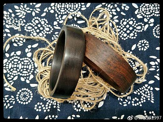 纯手工打磨，第一次尝试男士手镯。