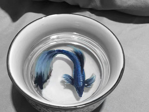 树脂画 斗鱼（个人主页-ZNDIwODU3ODQ=） - 工艺品设计 - 站酷设计师Jerry田野原创素材 - 站酷ZCOOL