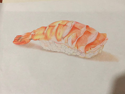 寿司，临摹（个人主页-ZMzA1MjMxODQ=） - 艺术插画 - 站酷设计师ccsirini原创素材 - 站酷ZCOOL