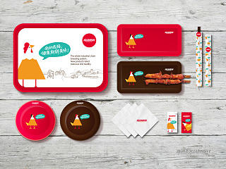 鸡动食刻连锁品牌形象