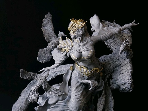 芈月》手工艺-手办/模玩444054年前猩球崛起,凯撒制作过程手工艺-手办