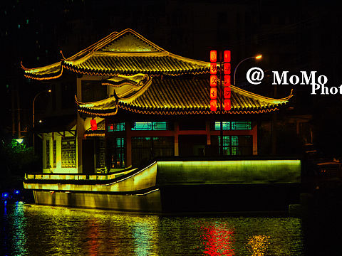 京杭大运河夜景之无锡段