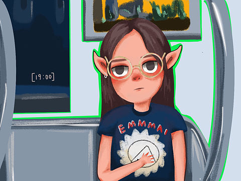 地铁尝试（个人主页-ZMzg4MTI5ODA=） - 创作习作 - 站酷设计师一小块银子原创素材 - 站酷ZCOOL