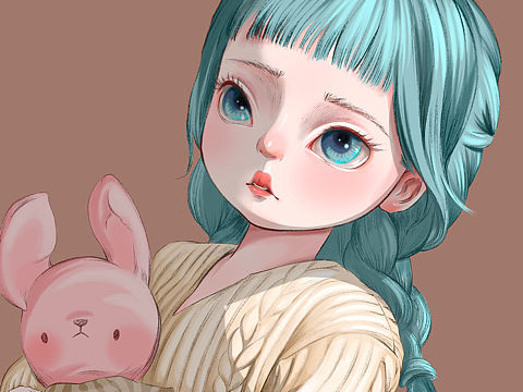 插畫練習(xí)（個(gè)人主頁(yè)-ZNTI2NDQ1MTI=） - 繪本 - 站酷設(shè)計(jì)師冰氏瀠蓿原創(chuàng)素材 - 站酷ZCOOL