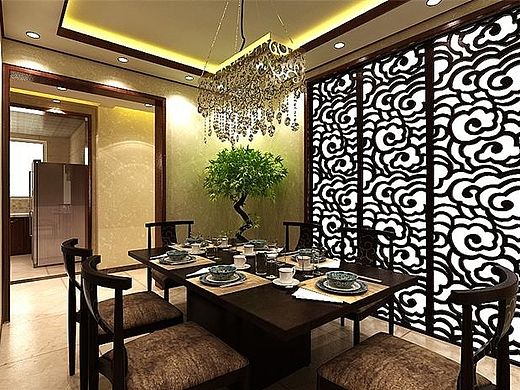 【国际城四期装修设计】国际城四期现代中式风格案例赏析