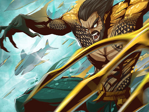 《海王》观后画