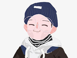 插画：调皮的孩子