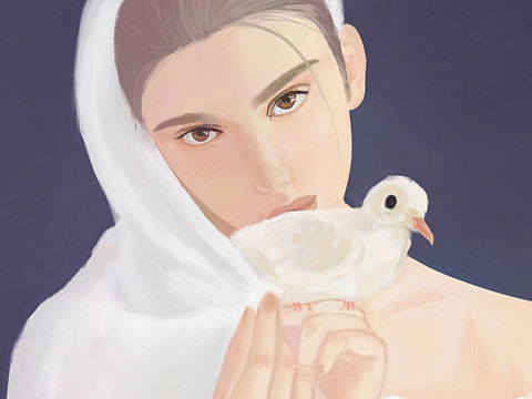 白鴿（個人主頁-ZNDA1NjIzMTI=） - 創(chuàng)作習作 - 站酷設(shè)計師Eells原創(chuàng)素材 - 站酷ZCOOL