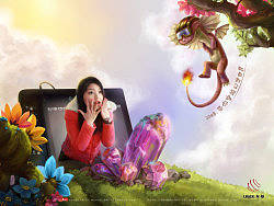 友基数位板漫影1000L广告设计#长沙学院#