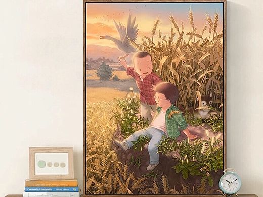 《童年之光》系列复刻挂画