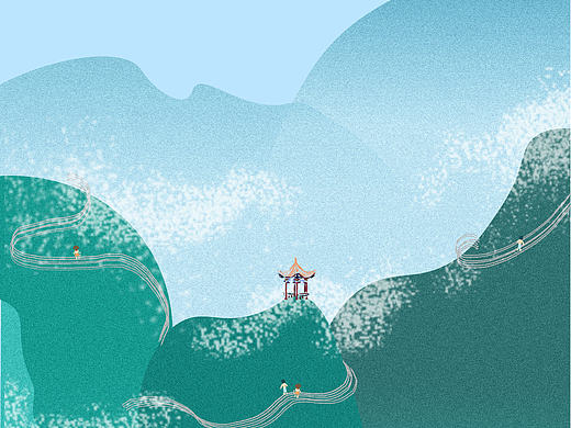 插画风格系列海报
