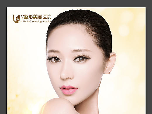 走廊 相框 整形 项目  蓝色 金色