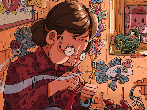 奶奶（個人主頁-ZNjAzMTU0MjQ=） - 創(chuàng)作習(xí)作 - 站酷設(shè)計(jì)師鮑同學(xué)原創(chuàng)素材 - 站酷ZCOOL