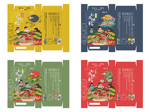 《粉小乙》南昌拌粉包装设计