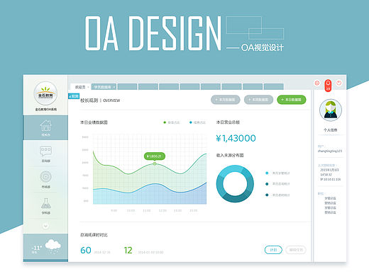 OA系统界面设计