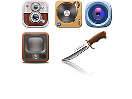 臨摹寫實(shí)圖標(biāo)