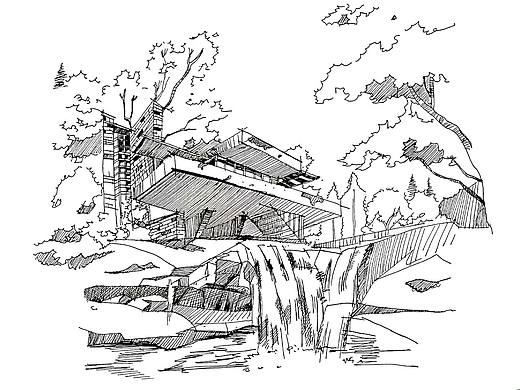 2018建筑钢笔画