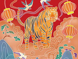 2022虎年插画