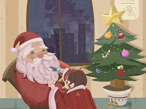 圣誕老人不上班（個(gè)人主頁-ZMzI1MTA1ODQ=） - 創(chuàng)作習(xí)作 - 站酷設(shè)計(jì)師腦漿原創(chuàng)素材 - 站酷ZCOOL