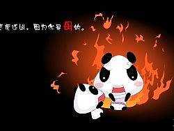 熊猫娃娃壁纸（一）