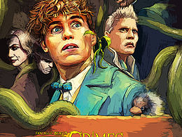 神奇动物在哪里2 海报设计