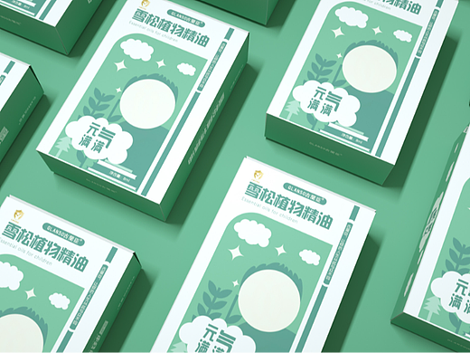 松花儿童精油包装