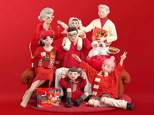 叮咚2023年货节丨Family IP 升级 #过潮年就上叮咚