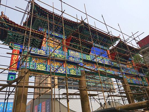 古建彩绘 牌坊彩绘 墙绘 石家庄墙绘 河北墙绘（个人主页-ZNDY1MjM1ODg=） - 建筑设计 - 站酷设计师河北品东装饰工程原创素材 - 站酷ZCOOL