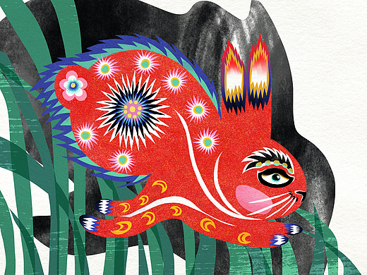 兔年插画（个人主页-ZNjI4Mzc2NTY=） - 艺术插画 - 站酷设计师o麦昆o原创素材 - 站酷ZCOOL