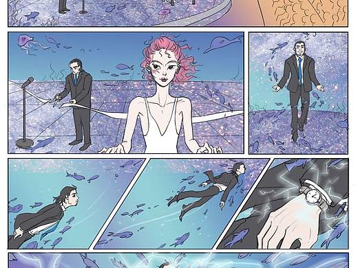 剧本杀《彼海更深》漫画