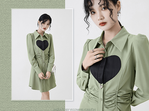 电商摄影 | 法式小众连衣裙LOOKBOOK拍摄