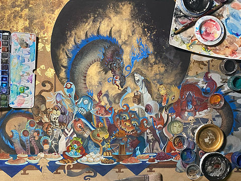 百鬼宴（个人主页-ZNTAxODkwODA=） - 绘画 - 站酷设计师不管了_鹿原创素材 - 站酷ZCOOL