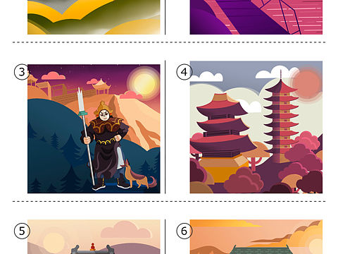 平頂山插畫（個(gè)人主頁-ZNDY5NTg0OTI=） - 商業(yè)插畫 - 站酷設(shè)計(jì)師禾桃設(shè)計(jì)原創(chuàng)素材 - 站酷ZCOOL