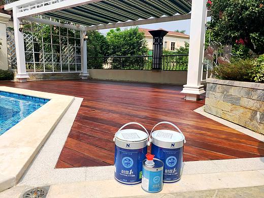 耐霆纳米瓷化材料应用——户外木材