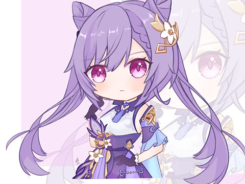 原神刻晴（个人主页-ZNTM0MjYzMzI=） - 创作习作 - 站酷设计师画画的卷卷子原创素材 - 站酷ZCOOL