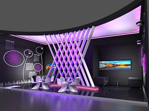 展览展台设计——灯光加强