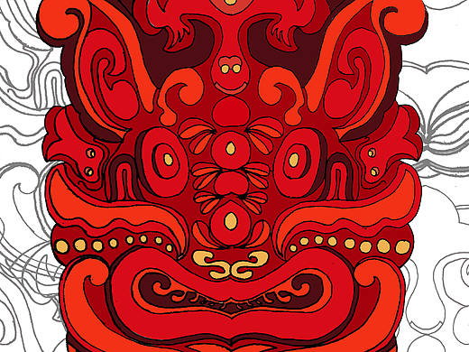 时尚宝鸡——十二兽（狮子）