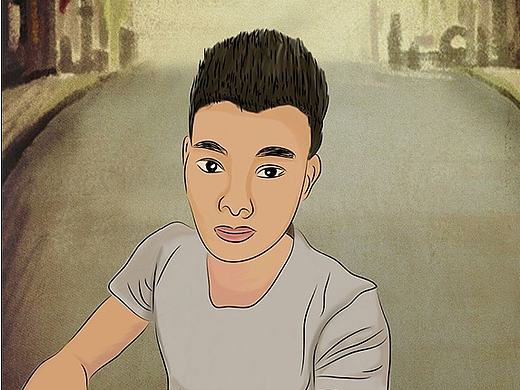 生日快樂！第一次畫人物（個人主頁-ZMTkwMjM4NDg=） - 繪畫 - 站酷設(shè)計師哩哩咔咔52原創(chuàng)素材 - 站酷ZCOOL